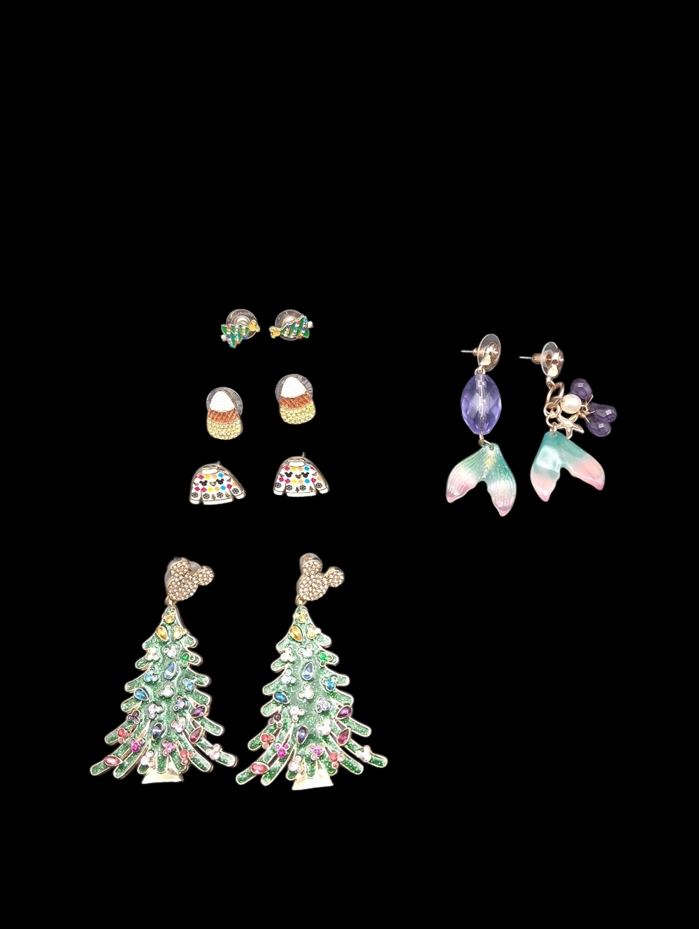 Disney X Baublebar 5 Earrings LOT